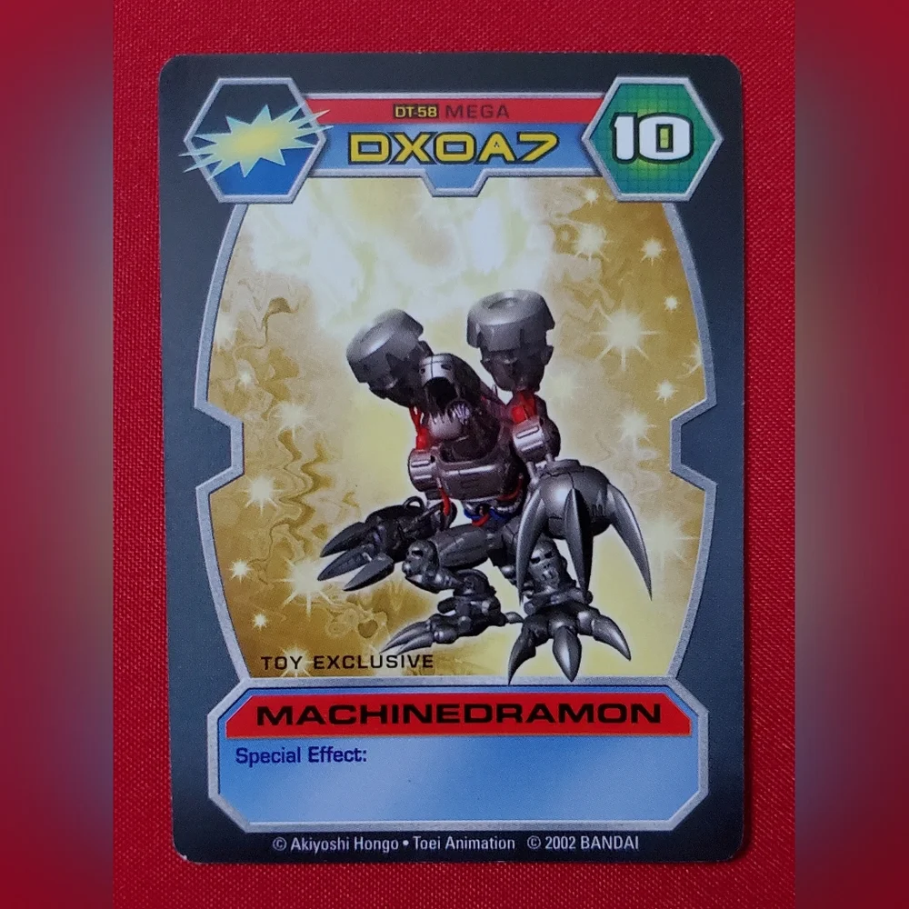 Machinedramon DT-58 Toy Exclusive | NM | Digimon D-Tector TCG Card